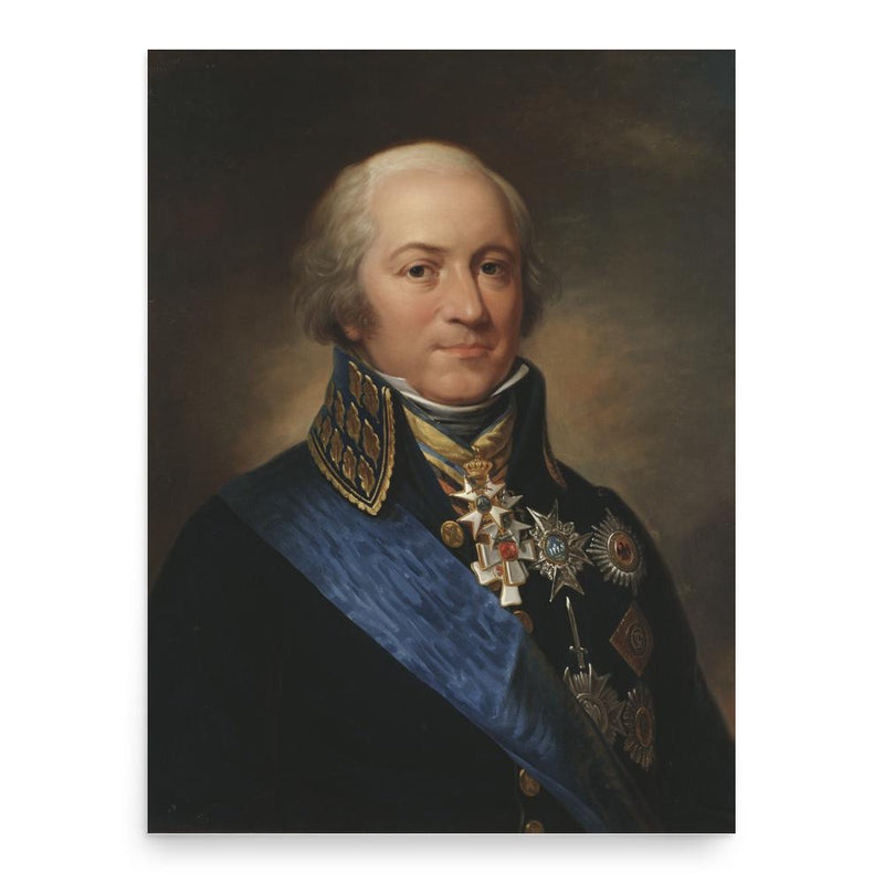 Carl Johan Adlercreutz poster print, in size 18x24 inches.