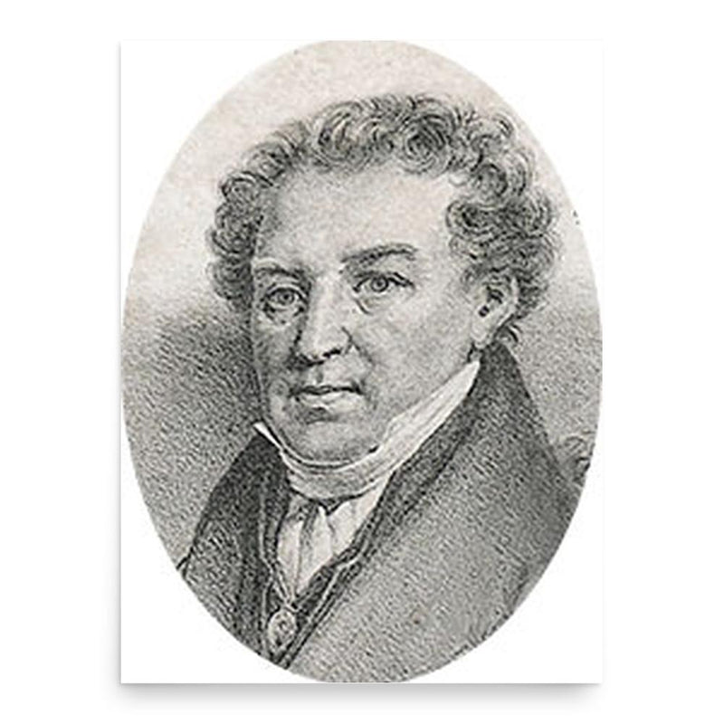 Carl Johan Fahlcrantz poster print, in size 18x24 inches.