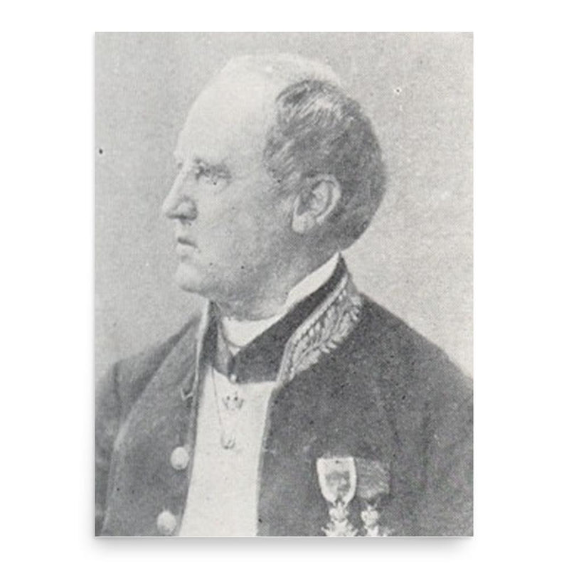 Carl Johan Michelet poster print, in size 18x24 inches.