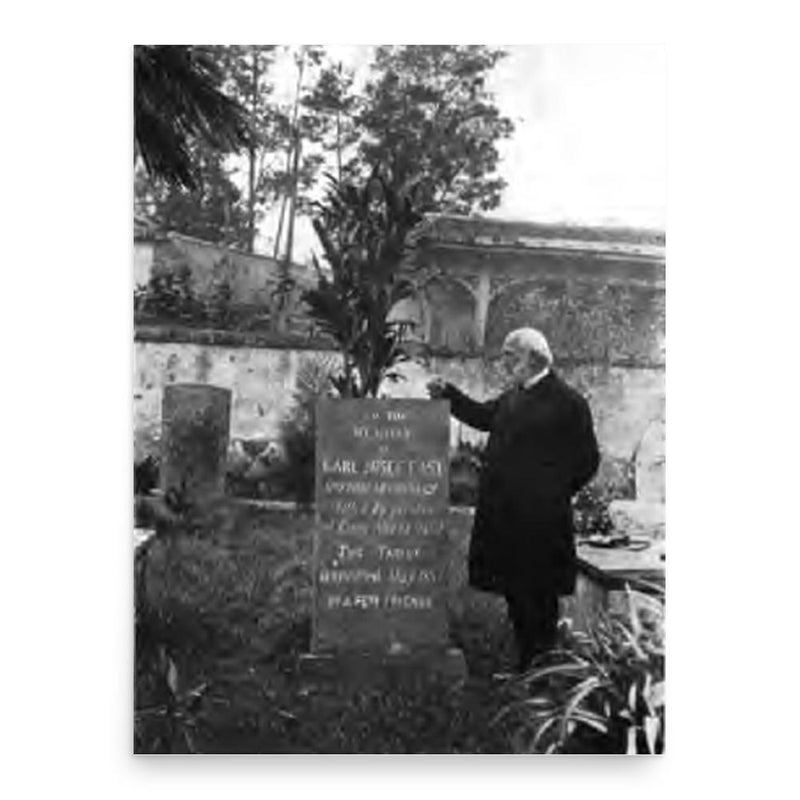 Carl Joseph Fast poster print, in size 18x24 inches.