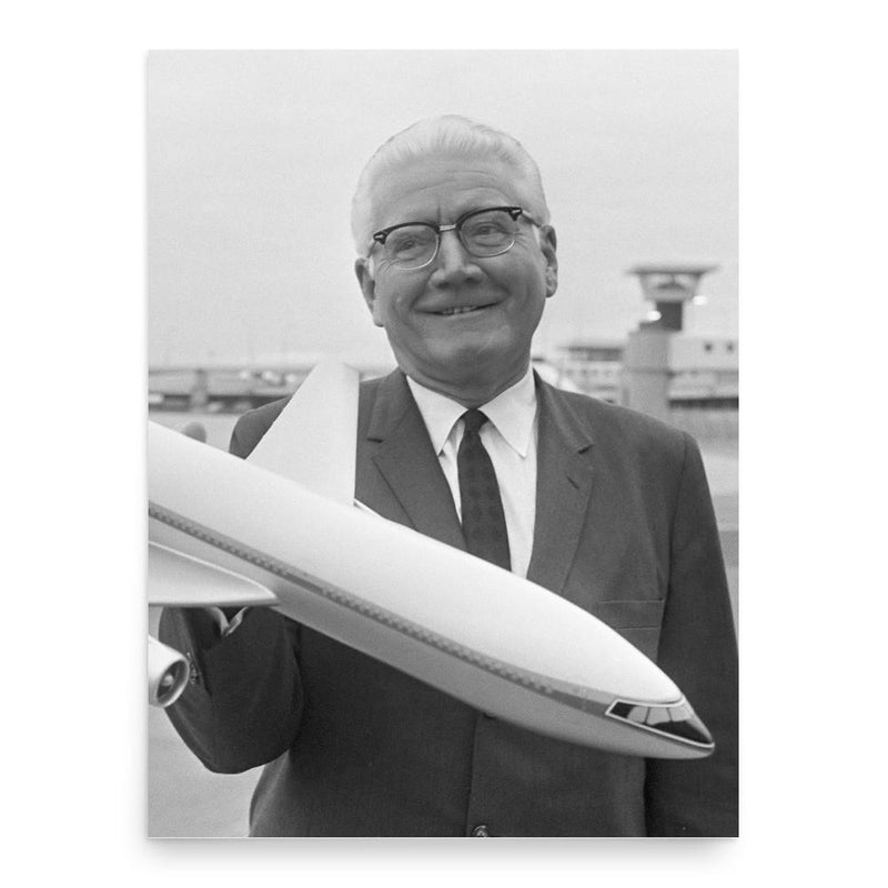 Carl Kotchian poster print, in size 18x24 inches.