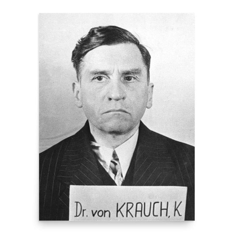 Carl Krauch poster print, in size 18x24 inches.