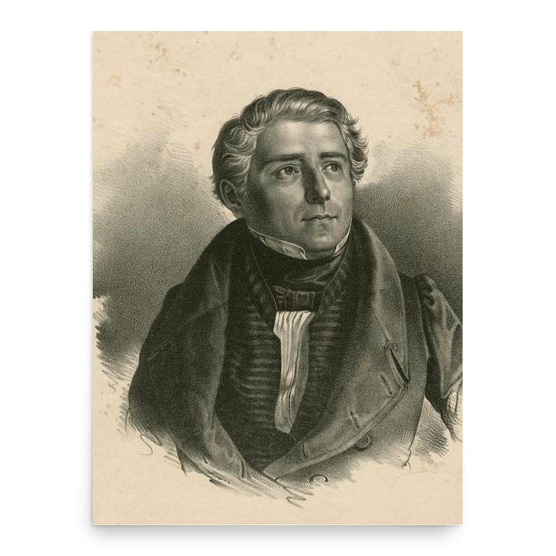 Carl Loewe poster print, in size 18x24 inches.