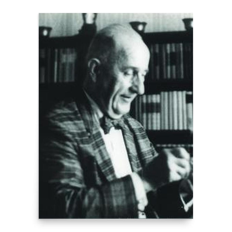 Carl Ludwig Siegel poster print, in size 18x24 inches.