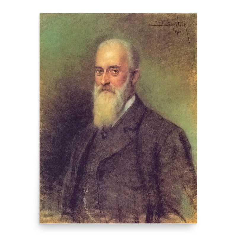 Carl Malchin poster print, in size 18x24 inches.