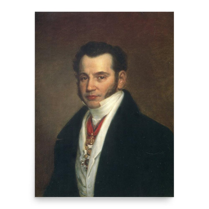 Carl Mayer von Rothschild poster print, in size 18x24 inches.