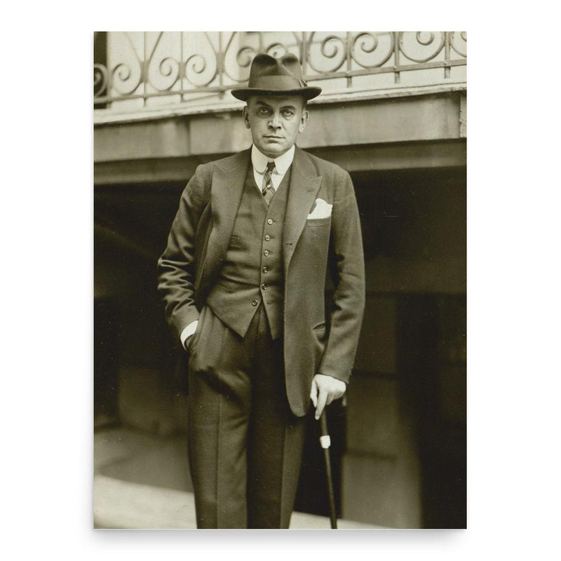 Carl Moltke poster print, in size 18x24 inches.