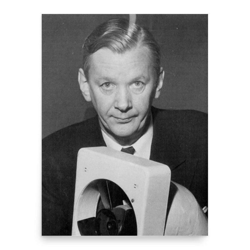 Carl Munters poster print, in size 18x24 inches.