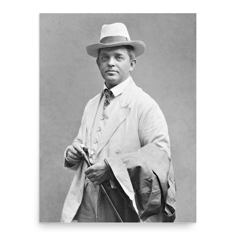 Carl Nielsen poster print, in size 18x24 inches.