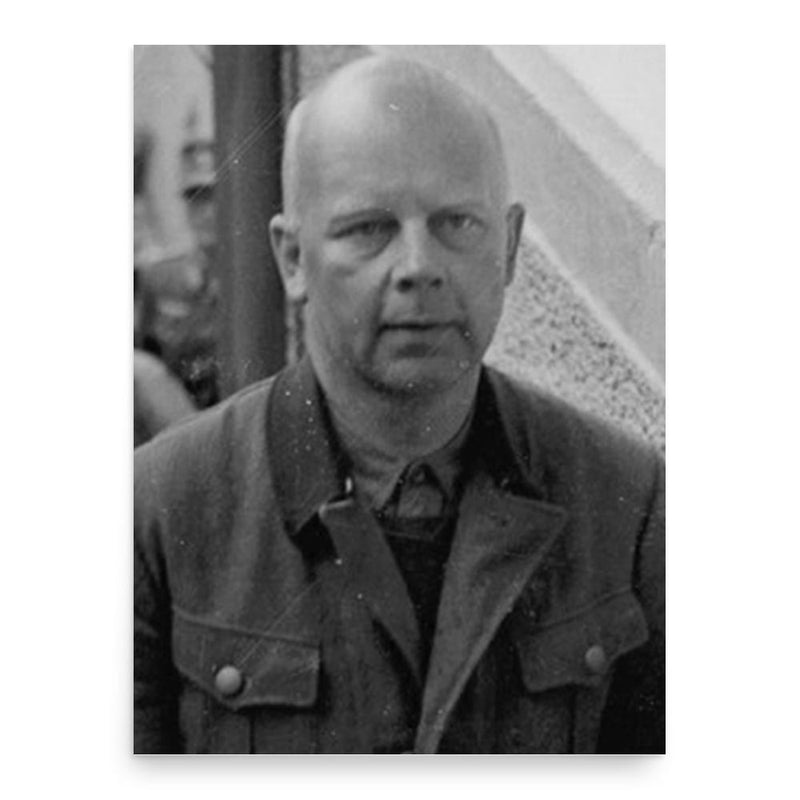 Carl Oberg poster print, in size 18x24 inches.