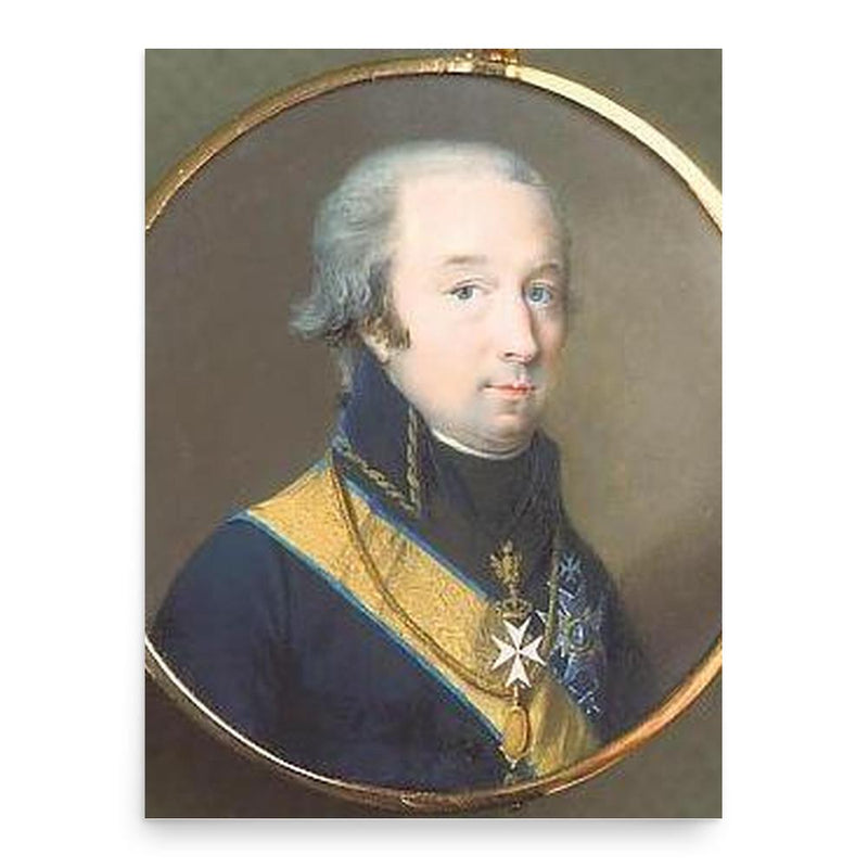 Carl Olof Cronstedt poster print, in size 18x24 inches.