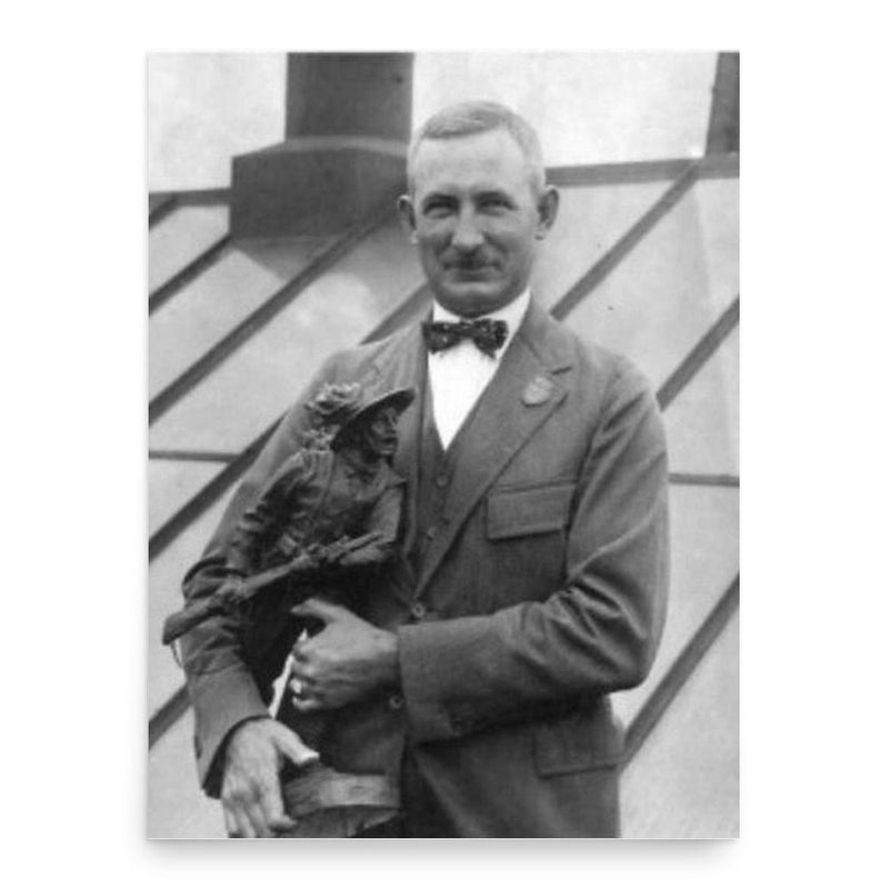 Carl Osburn poster print, in size 18x24 inches.