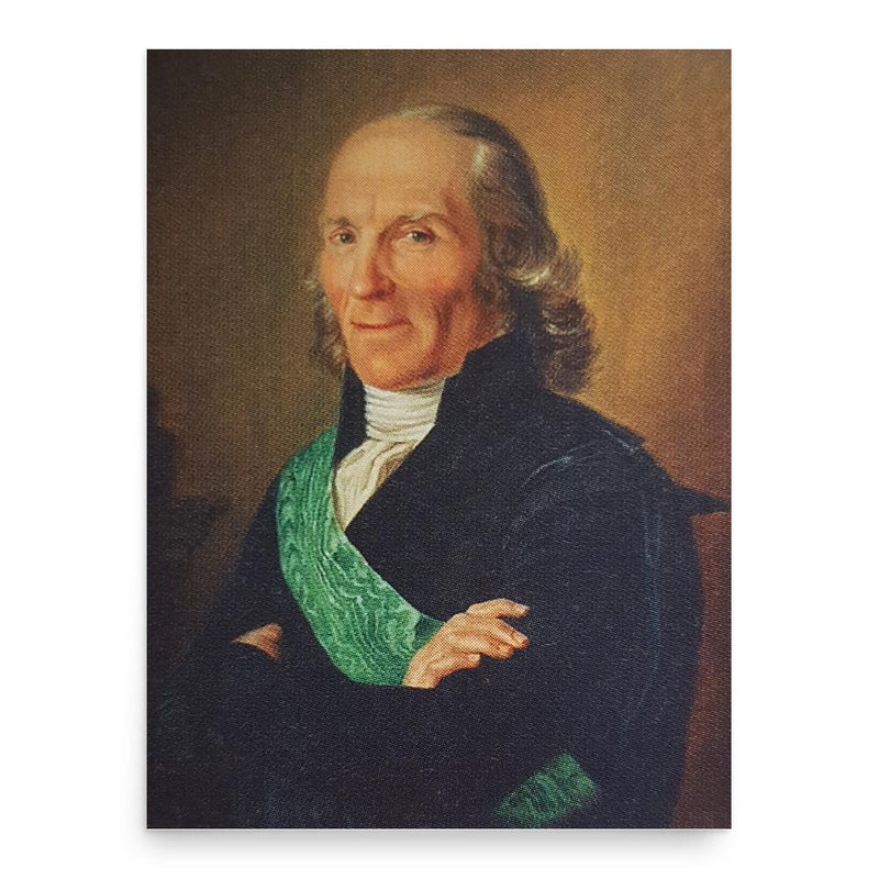 Carl Peter Thunberg poster print, in size 18x24 inches.