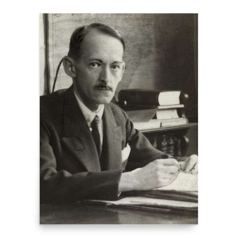 Carl Platou poster print, in size 18x24 inches.