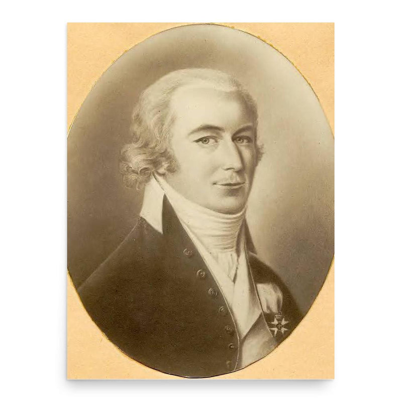 Carl Pontus Gahn poster print, in size 18x24 inches.