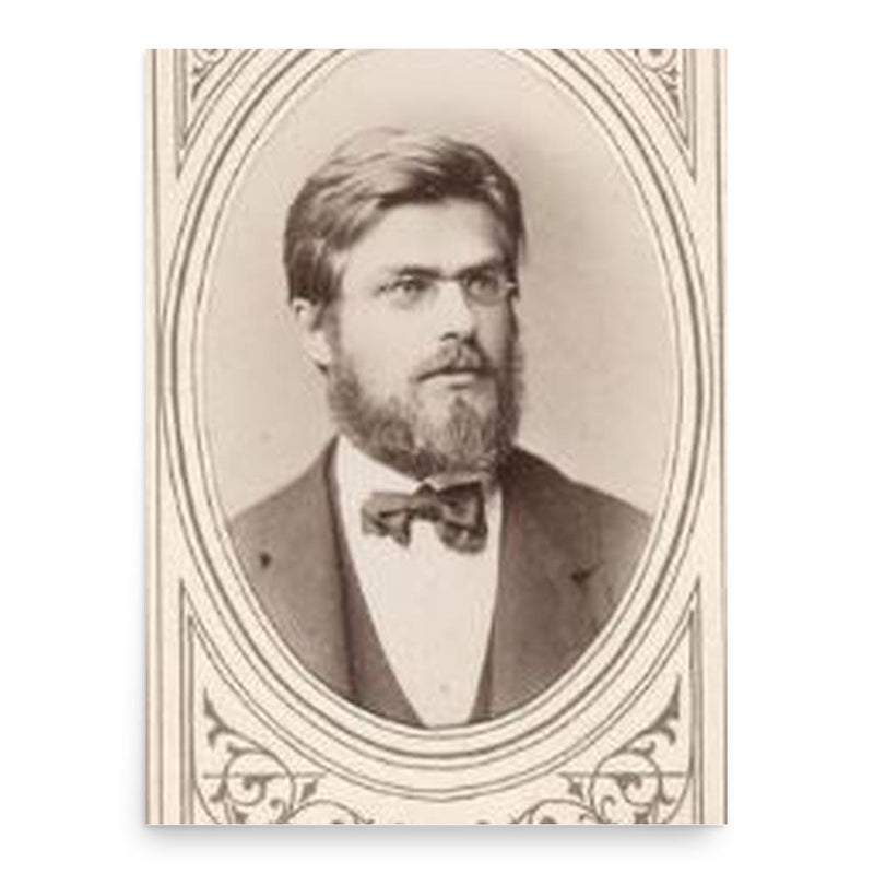 Carl Rabl poster print, in size 18x24 inches.