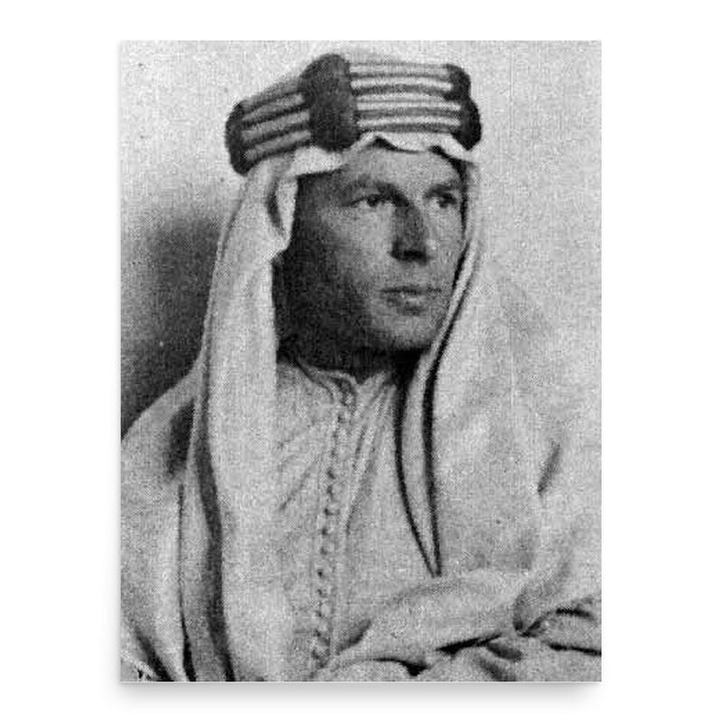 Carl Raswan poster print, in size 18x24 inches.