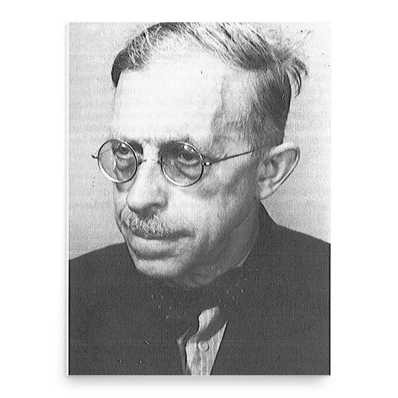 Carl Rathjens poster print, in size 18x24 inches.