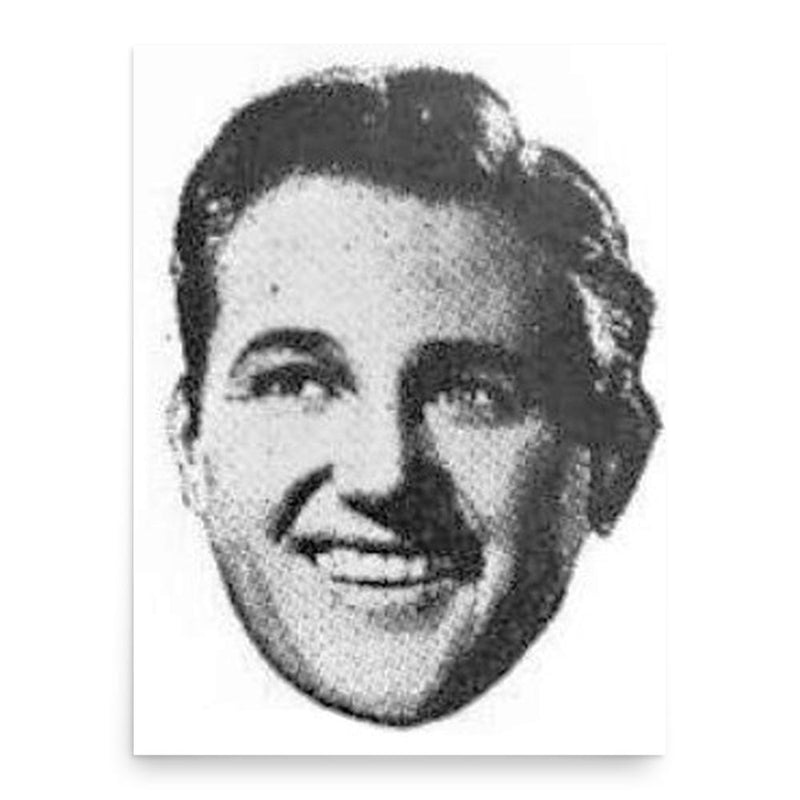 Carl Ravazza poster print, in size 18x24 inches.