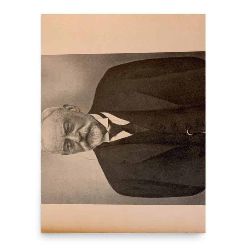 Carl Ribbe poster print, in size 18x24 inches.