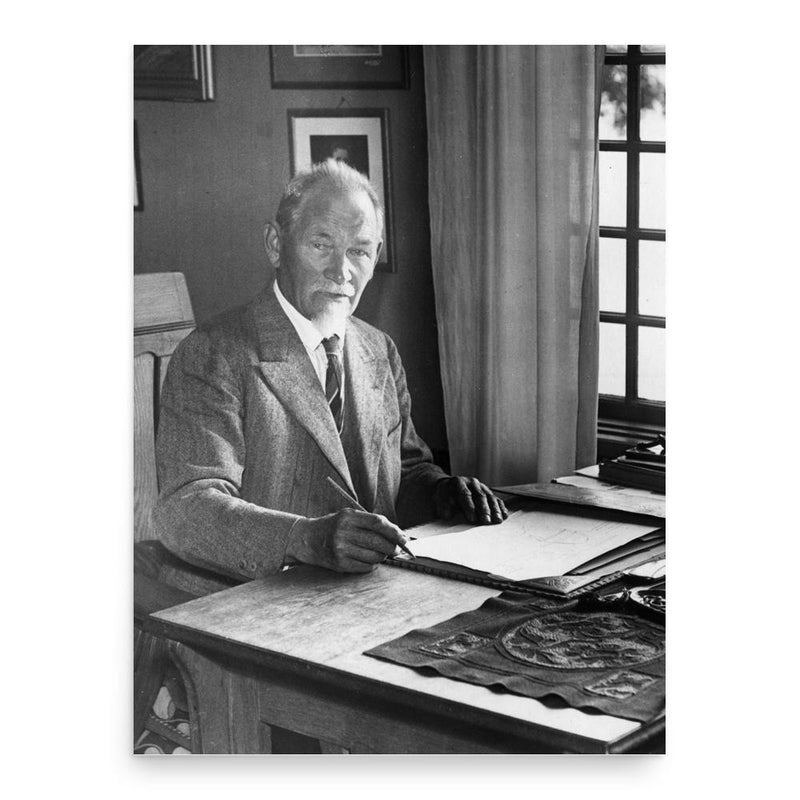 Carl Richard Nyberg poster print, in size 18x24 inches.