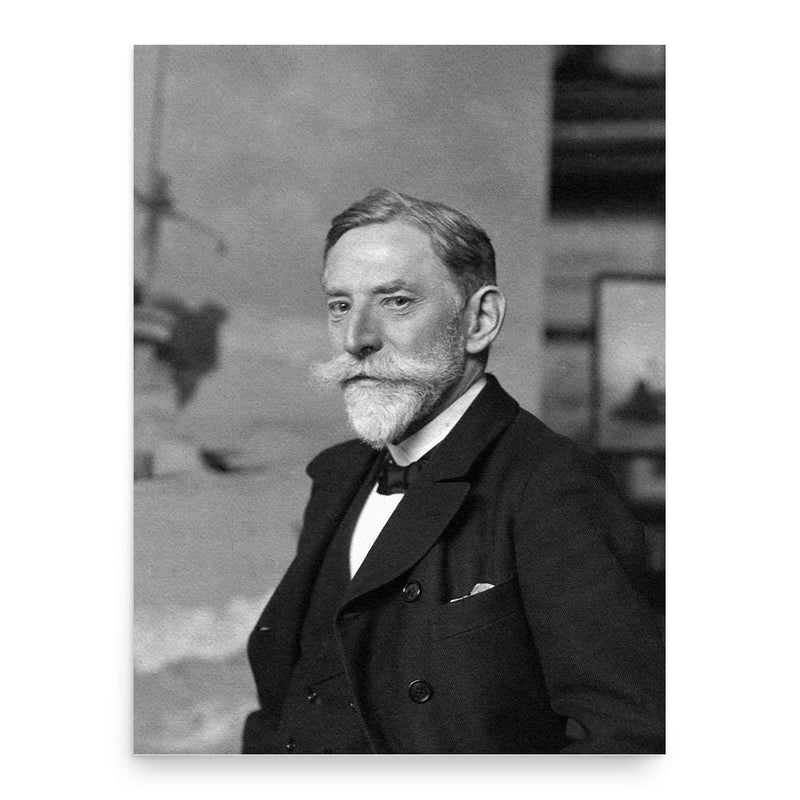 Carl Saltzmann poster print, in size 18x24 inches.