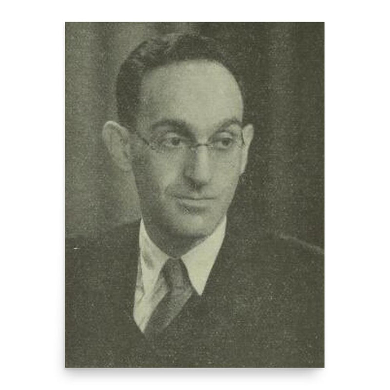 Carl Schuster poster print, in size 18x24 inches.