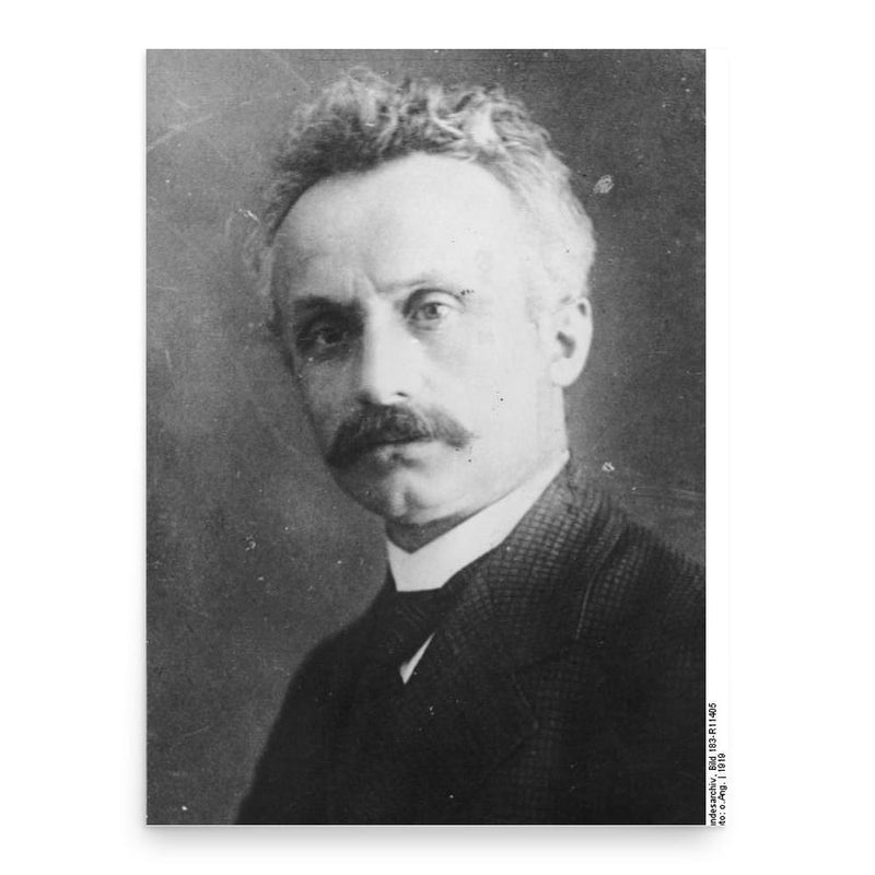 Carl Severing poster print, in size 18x24 inches.