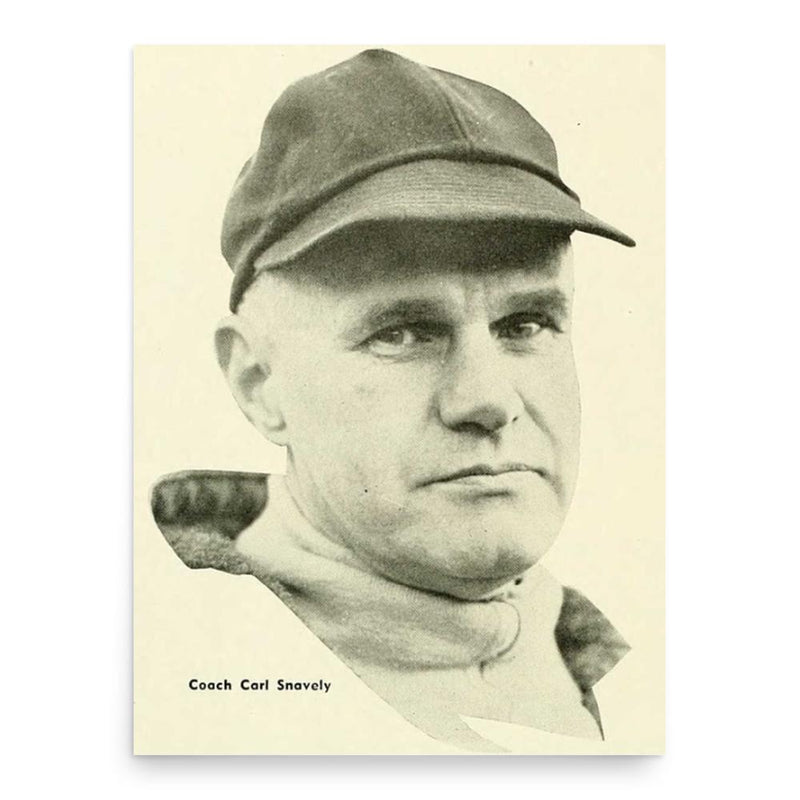 Carl Snavely poster print, in size 18x24 inches.