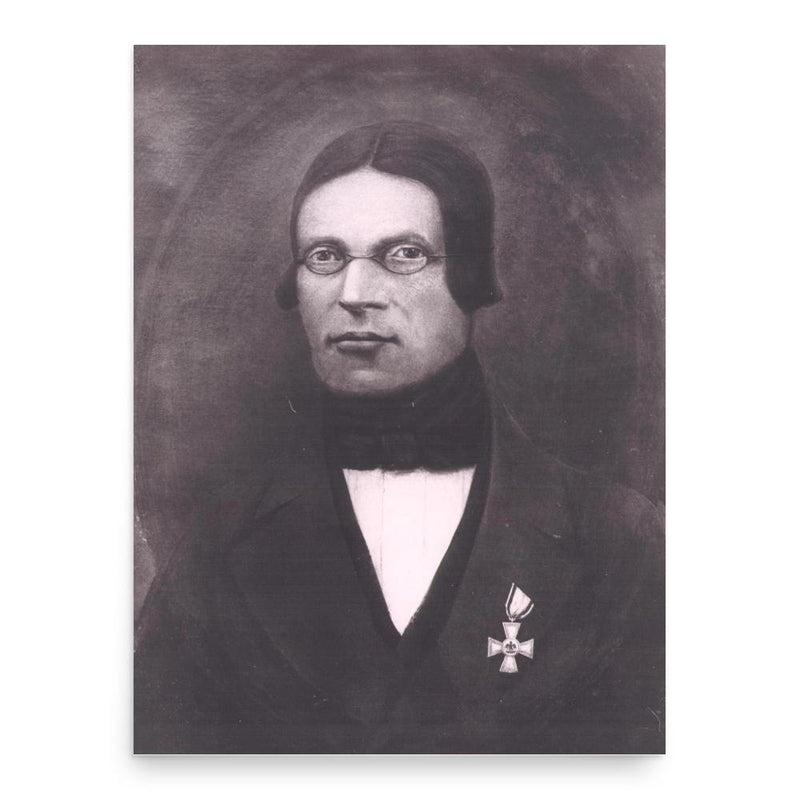 Carl Sprengel poster print, in size 18x24 inches.