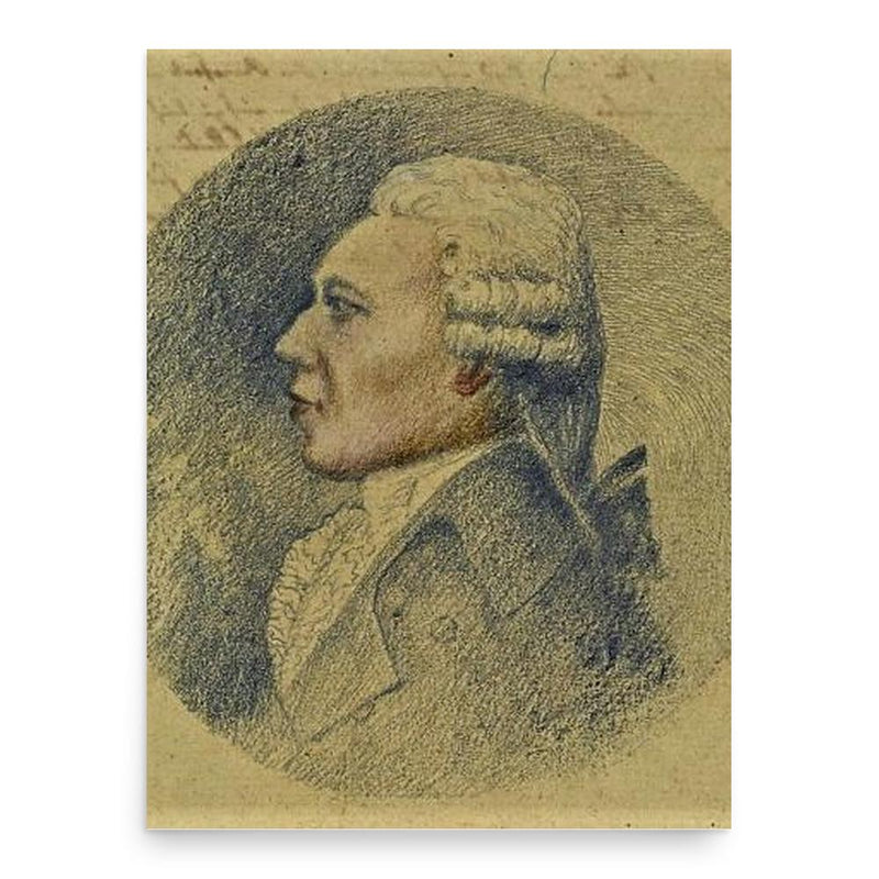 Carl Stamitz poster print, in size 18x24 inches.