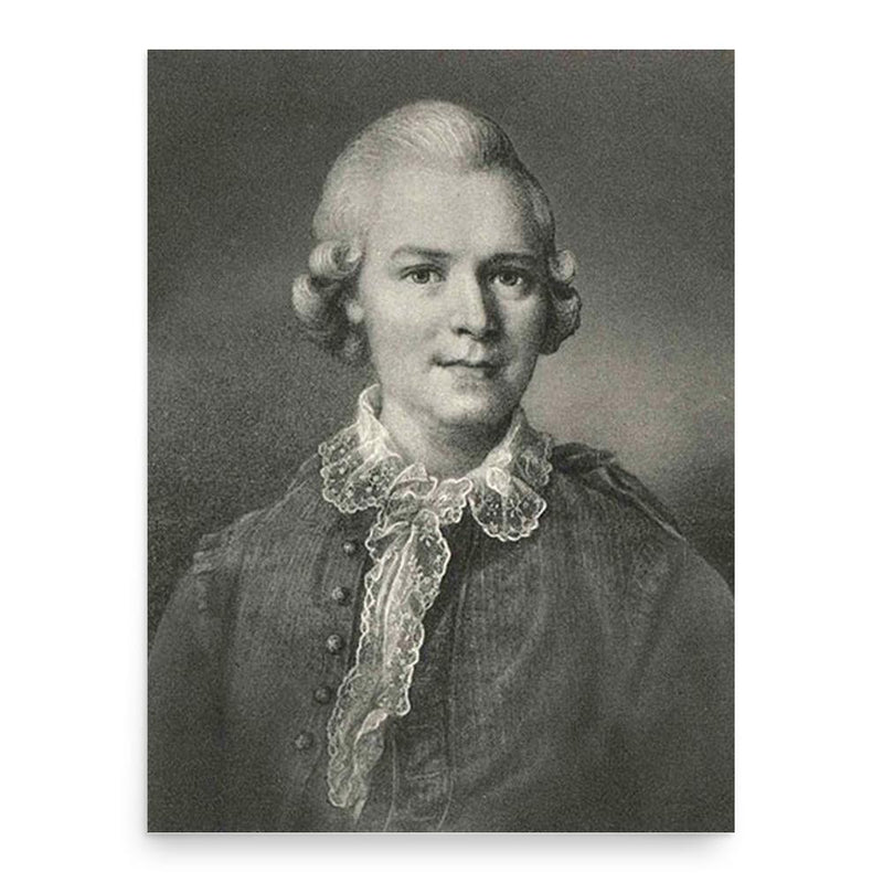 Carl Stenborg poster print, in size 18x24 inches.