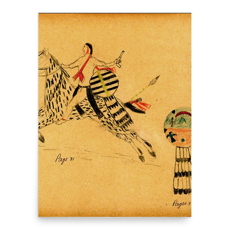 Carl Sweezy poster print, in size 18x24 inches.