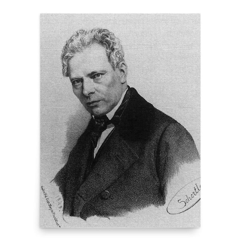 Carl Theodor Welcker poster print, in size 18x24 inches.