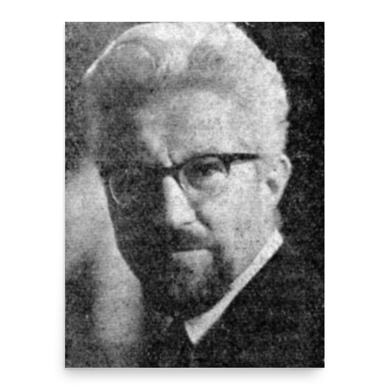 Carl Troll poster print, in size 18x24 inches.