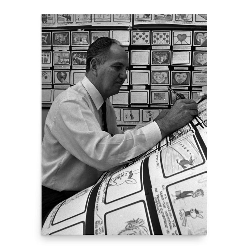 Carl Urbano poster print, in size 18x24 inches.