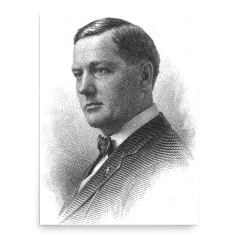 Carl Van Dyke poster print, in size 18x24 inches.