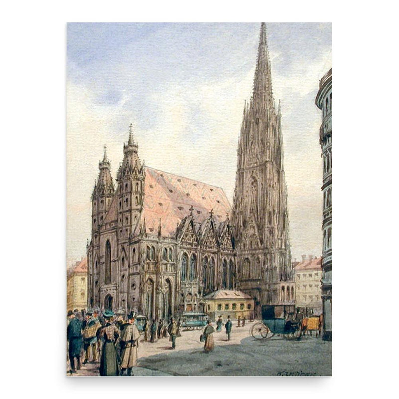 Carl Wenzel Zajicek poster print, in size 18x24 inches.