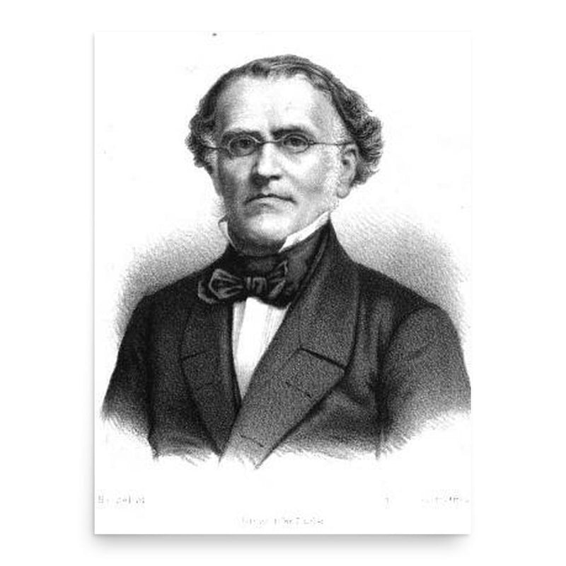 Carl Wilhelm Boeck poster print, in size 18x24 inches.