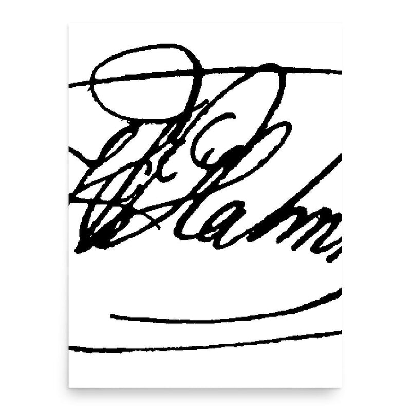 Carl Wilhelm Hahn poster print, in size 18x24 inches.