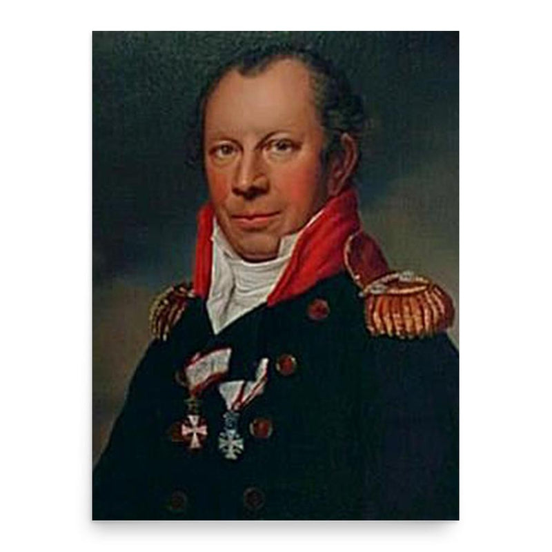 Carl Wilhelm Jessen poster print, in size 18x24 inches.