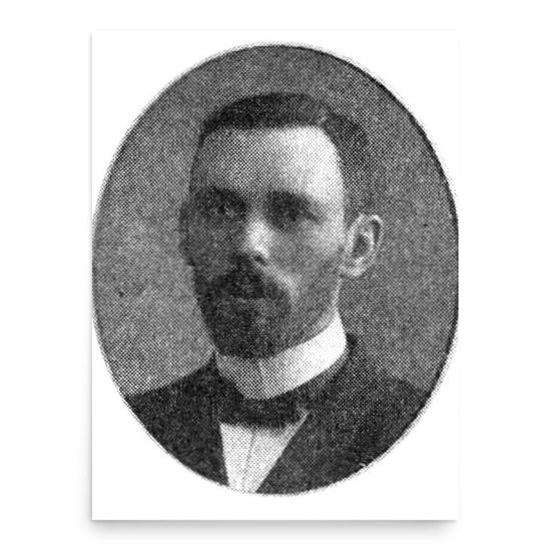 Carl Wilhelm Oseen poster print, in size 18x24 inches.