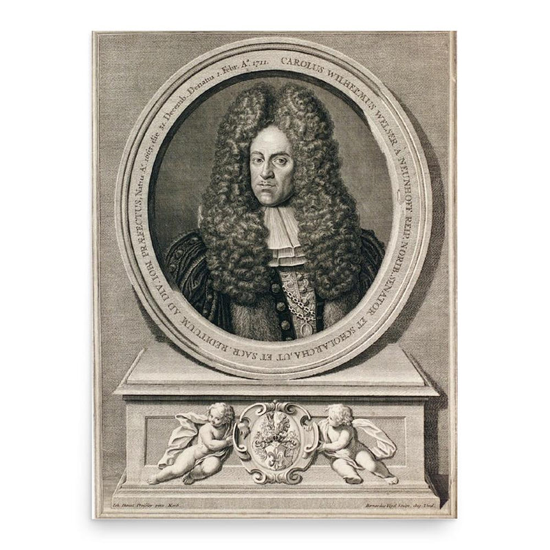 Carl Wilhelm Welser von Neunhof poster print, in size 18x24 inches.