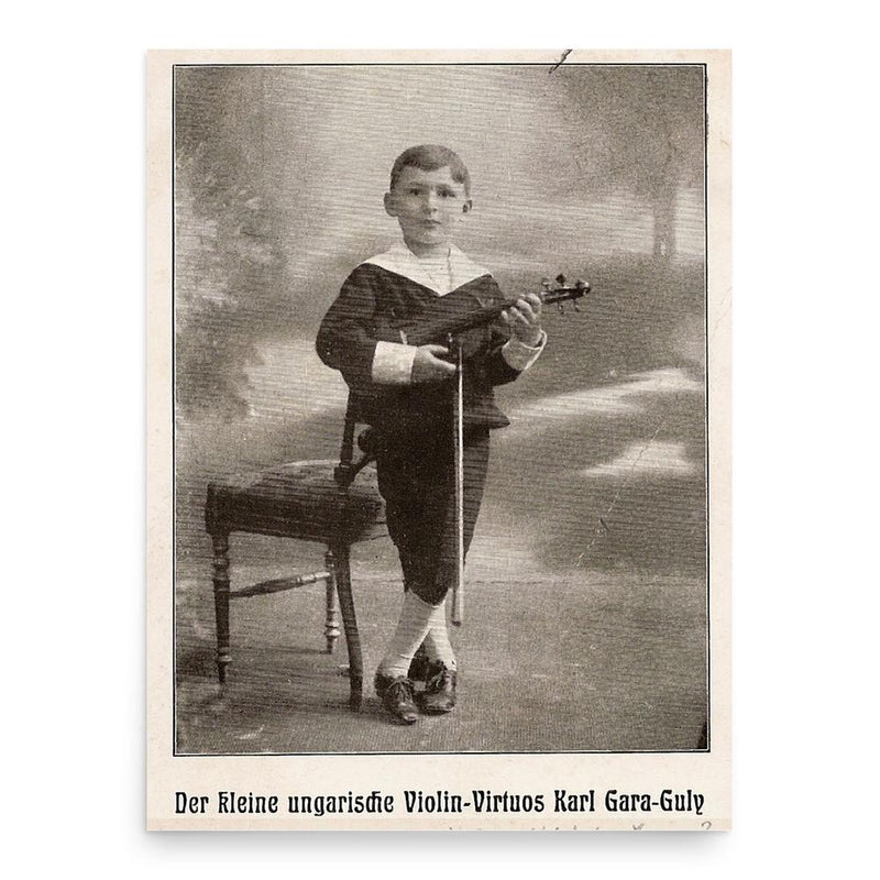 Carl von Garaguly poster print, in size 18x24 inches.