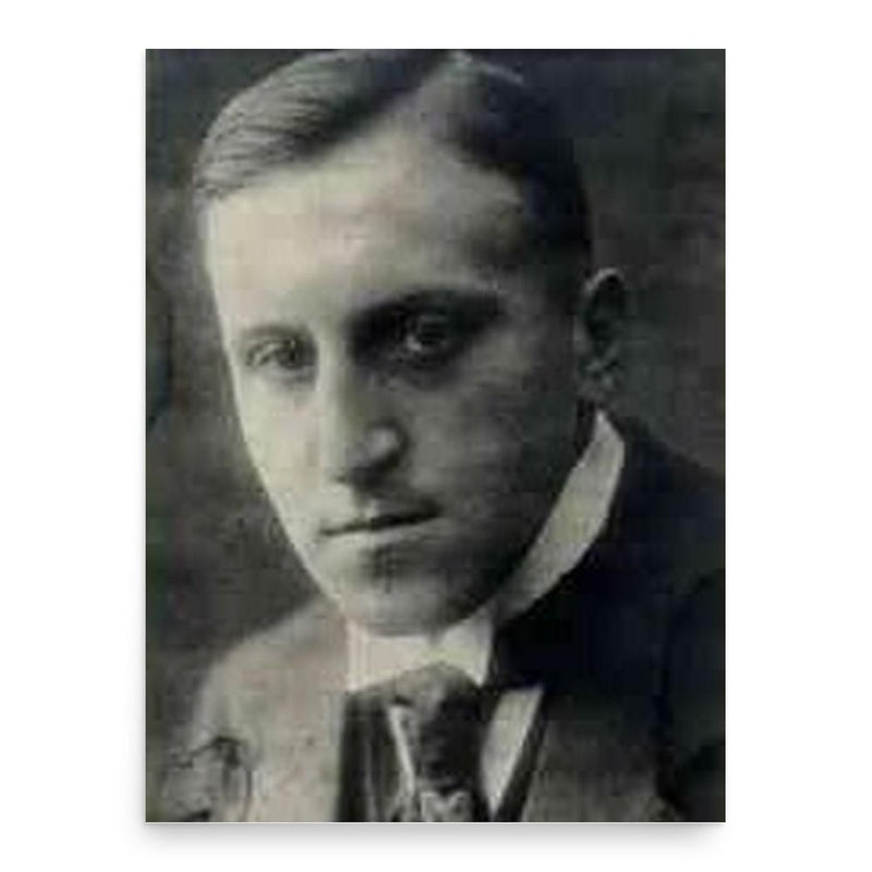 Carl von Ossietzky poster print, in size 18x24 inches.