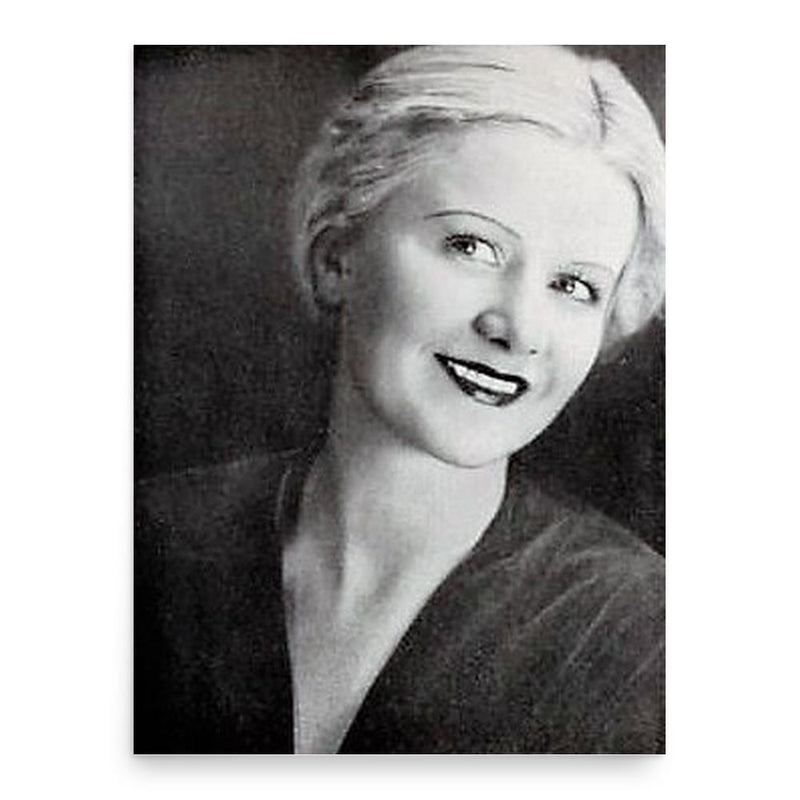 Carla Bartheel poster print, in size 18x24 inches.