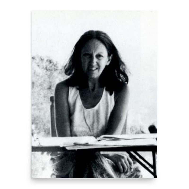 Carla Lonzi poster print, in size 18x24 inches.