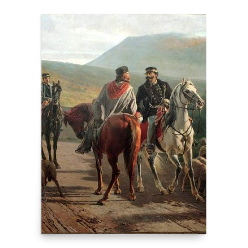 Carlo Ademollo poster print, in size 18x24 inches.