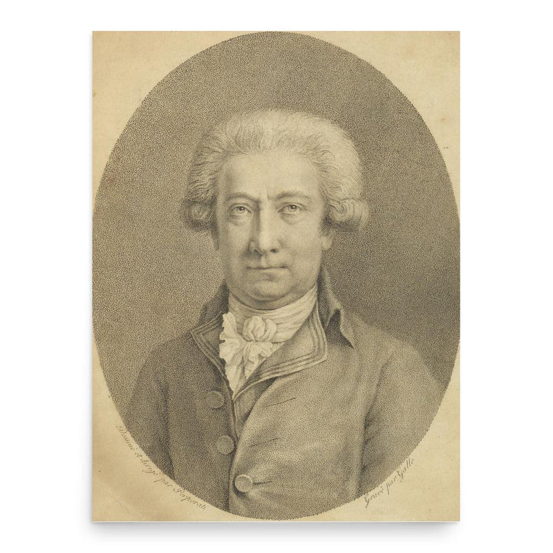 Carlo Antonio Porporati poster print, in size 18x24 inches.