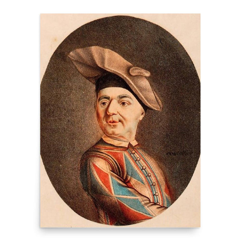 Carlo Bertinazzi poster print, in size 18x24 inches.